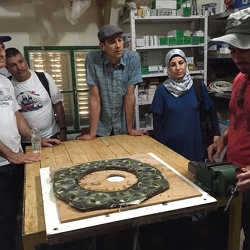 Environmentalists visit the South Hebron Hills