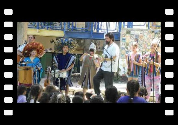 Andes Trio music performance at the Primary School